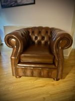 Chesterfield Derbyshire: Leather Tub Chair